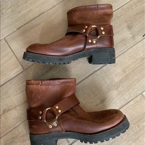 DURANGO MENS BIKER LOGGER BOOTS